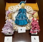 1 12 Scale Dollhouse Miniature Porcelain Victorian Doll Jointed 6 5   12 Each