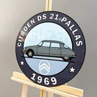 1969 C  troen Ds 21 Pallas The Goddess Of French Heavy Metal Sign - 19 7   50cm 