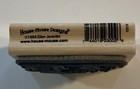 Stampabilities House Mouse Rubber Stamp Glitter Hearts Amanda Monica 1994 Z3