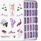 Purple Bible Tabs With Stickers  Laminated Gold Foil Large Hyacinth Purple