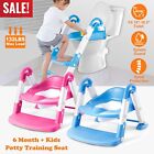 Baby Kids Training Toilet Potty Trainer Seat Chair Toddler Ladder Step Up Stool