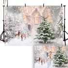 Christmas Photo Photography Props Background Cloth Vinyl Backdrop Studio Vn