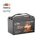 Litime 12v 140ah Bluetooth Low Temp Lifepo4 Lithium Battery 1920w For Rv Marine
