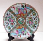 5 Antique 19th Century Chinese Porcelain Rose Medallion 8-1 4  Luncheon Plates