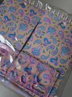 Vintage Nos 1990 Impact International Paisley Retro Notebooks Pencil Eraser Set