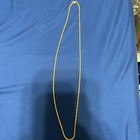 24    925 Solid Silver Over 14kt Gold Rope Chain Diamond Cut Made In Italy