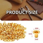2mm Tiny Grommets Eyelets 200 Pcs  Self Backing Eyelets For Bead Cores  Cloth   