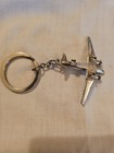 Vintage Fossil Key Chain  Douglas Dc-3 Aircraft 