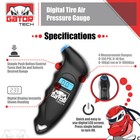 Air Pressure Gauge Meter Tester Digital Tire Bike Car Truck Lcd Display 150 Psi