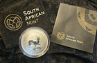 2017 South Africa Krugerrand 1ozt  999 Silver 50th Anniversary  Premium Unc  Coa