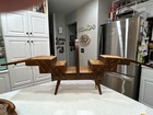 Hommer Mfg Co  1950s Vintage Sewing Box Jewelry Storage Three Tier