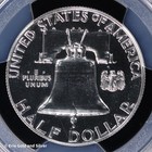 1958-p 50c Proof Silver Franklin Half Dollar Pcgs Pr 67