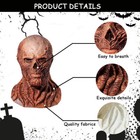 Horror Evil Devil Stranger Latex Mask Scary Creepy Halloween Costume Derss Up