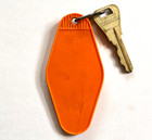 Westward Ho Motel Casino Keychain Las Vegas Vintage Orange W  Original Key Rare