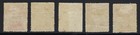 Rhodesia  Scott  120  5 Different Varieties   Shades  Mint  Hinged