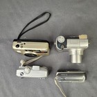 Lot Of 4 Digital Cameras Olympus Kodak Easy Share Hp Photosmart Parts Only