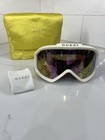 Gucci Ski Goggles Glasses Gg Logo Multicolor Adjustable Strap