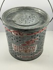 Old Pal Minnow Bucket 10 Qt  Galvanized Model 71g 10  Lititz Pa 