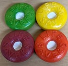 Refrigerator Magnets  lifesavers Candy   set Of 4  - Rare  Vintage - New 