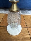 Vintage  scales Of Justice  Oberglas With Brass   Marble Base 20    Tall Austria