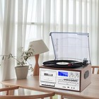 Record Player 3 Speed  Vintage Turntable Cd Cassette Vinyl Am fm Radio  Playback