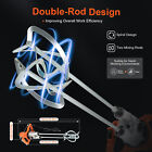 Electric Mortar Mixer Double Paddle 2 Speed Paint Cement Grout Concrete 1800w 