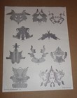 Rare Hermann Rorschach Psychodiagnostic Test 10 Plates 8x10 Paper Vintage