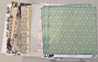 Webster s Pages 12 X 12 Scrapbook Lot 19 Sheets Paper Stickers Vellum Acetate
