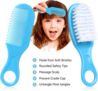 Baby Grooming Kit  Infant Safety Care Set With Hair Brush Comb Nail Clipper Nasa