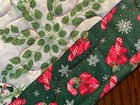 Handcrafted-quilted Table Runner-christmas Floral  Candy Canes New 2025