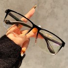 160mm Large Frame Anti Blue Light Reading Glasses Men Tr90 Clear Lens Glasses