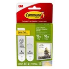 Command White Picture Hanging Strips 2 Foam  pack Of 4 