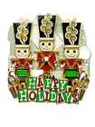Disneyland Christmas Small World Pin 2024 Happy Holidays Toy Soldiers Le 2500