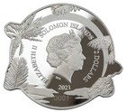 2021  2 Giants Of The Galapagos Islands  Galapagos Tortoise - Pure Silver Coin