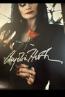 Anjelica Huston Signed 8x10 Photo Occm Autograph Addams Family Morticia