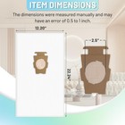 Kirby Vacuum Cleaner Bags Compatible Micron Magic Vacuum Bags Replacement Pack