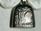 Vtg  little Boy Blue  Baby Rattle-sterling Silver-faux Mother Of Pearl Heart