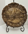 Vtg German Ski Resort Town Of Garmisch-partenkirchen And Oberammergau 3d Plates