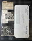 Ted Kennedy Signed 1974 Us Senate Letter Autograph W  Envelope Edward Kennedy