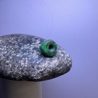 Ancient Pre Columbian Green Jade Pendant Combine Shipping  540