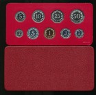 Republic Of Malta 1976 Proof Coin Set Of 9 With Case  No Coa                 M3