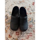 Dansko Professional Black Matte Leather Clogs Womens Eu 38 Nursing Shoes Comfort