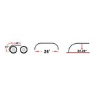 80  Stainless Steel Smooth Truck Full Fenders For Peterbilt Fl Kw Pr  2 Pack