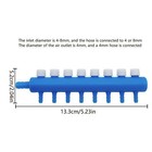 1 2x Aquarium Air Tubing Valves Fish Tank Air Pump Splitter Valve Airline Tube