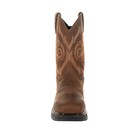Georgia Carbo-tec Lt Steel Toe Wp Mens Brown Wide Cowboy Western Boots