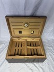 Cigar Humidor Treasure Chest Dome 250ct  W  Humidifier Hygrometer  see Photos 