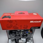 New  open Box  Official Microsoft Xbox 360 Black Wireless Controller Authentic