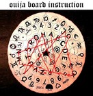 Ouija Board Planchette Talking Game Psychic Handmade Painted Vintage Altar Witch