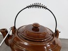 Vintage Kookie Kettle Brown Stoneware Tea Pot Japan Best Ever