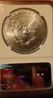 2011 American Silver Eagle 1oz  - Ngc Ms 69   25th Anniv    Early Releases
